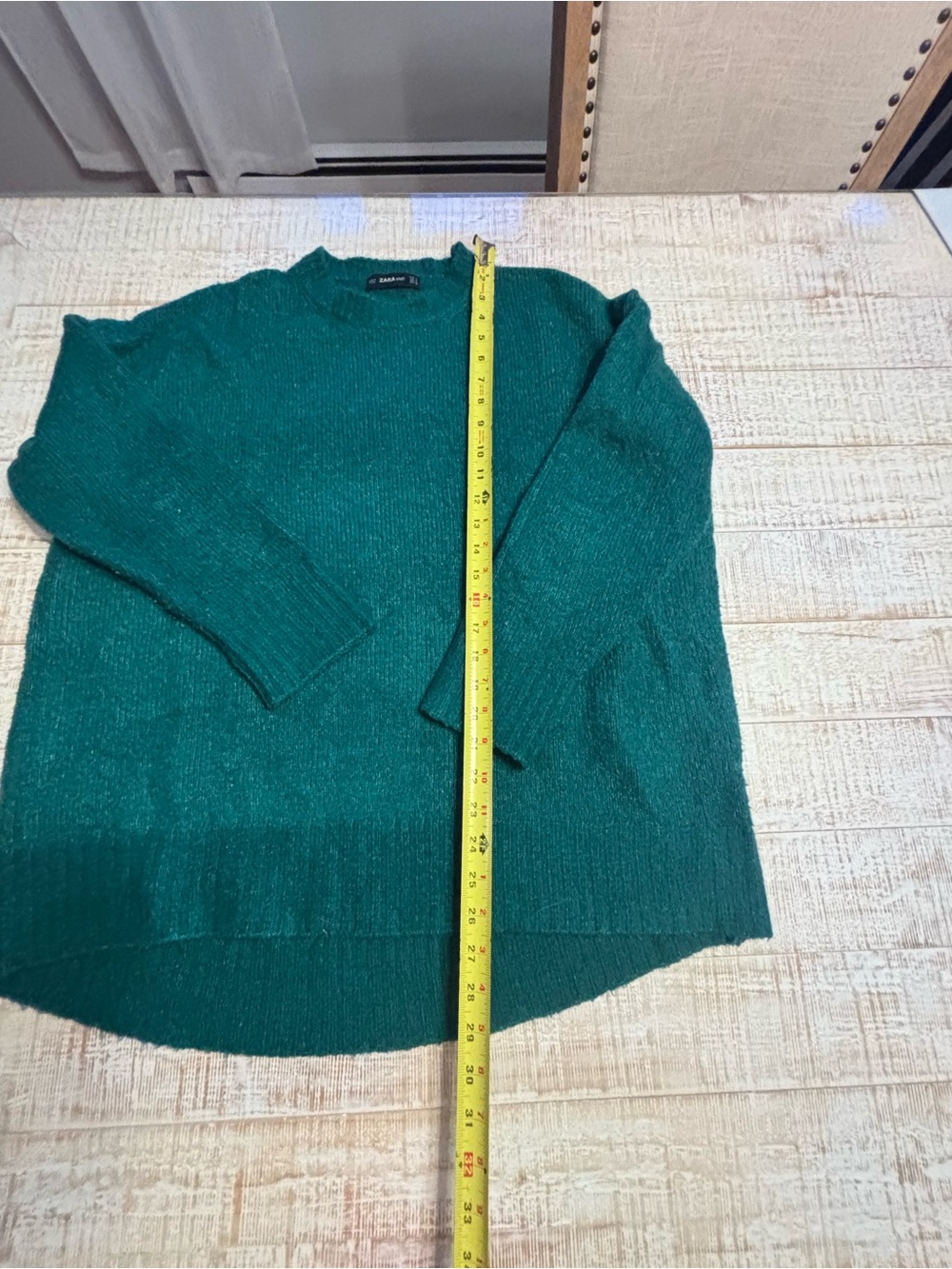 Zara Women’s Crewneck Sweater in Teal